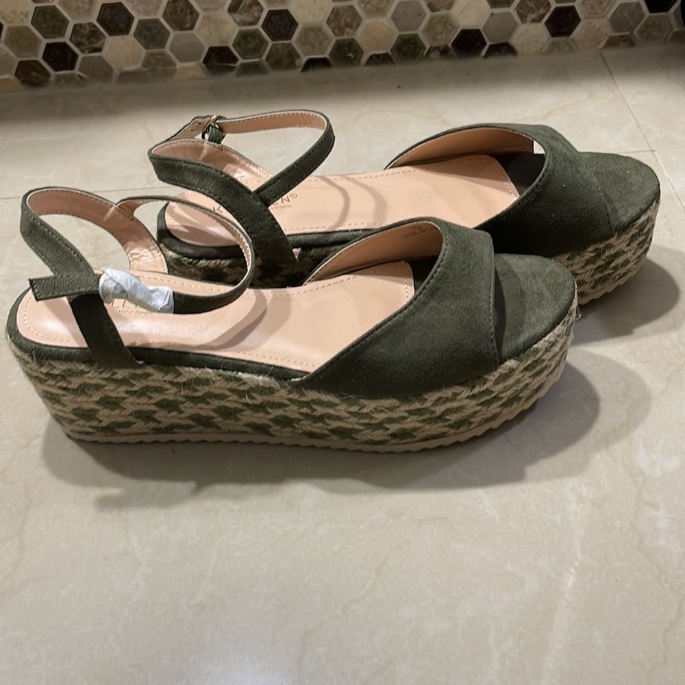 Kayleen wedge espadrilles shoes 10